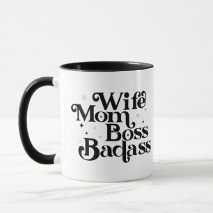 Caneca Esposa Mãe Chefe Badass