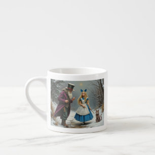 Caneca espresso de inverno Alice direita