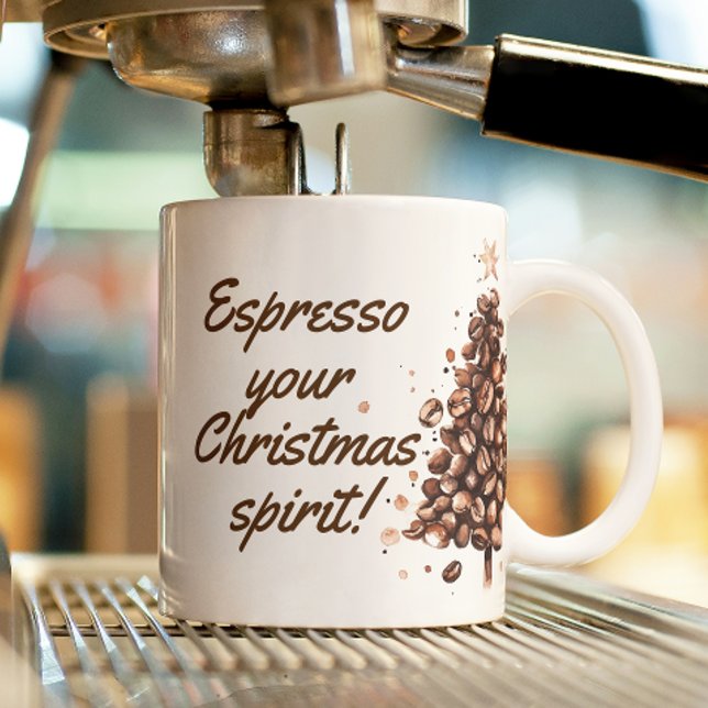 Caneca Espresso Sua Citação De Natal (Criador carregado)