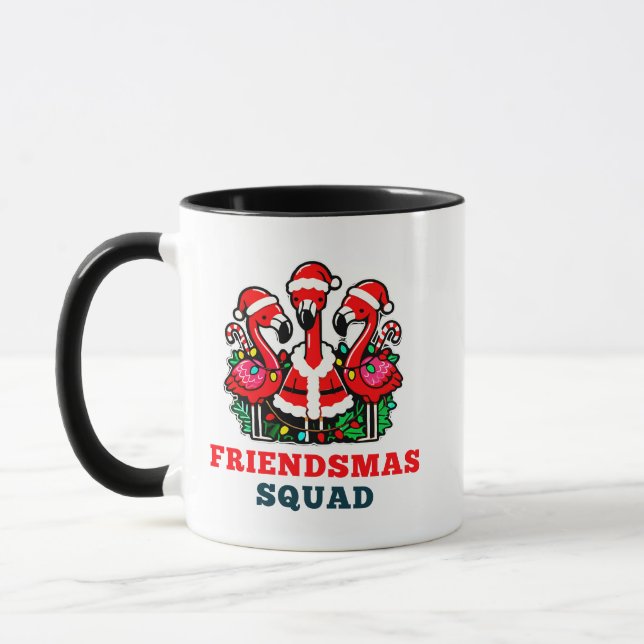 Caneca Esquadra Flamingo de Friendsmas (Esquerda)