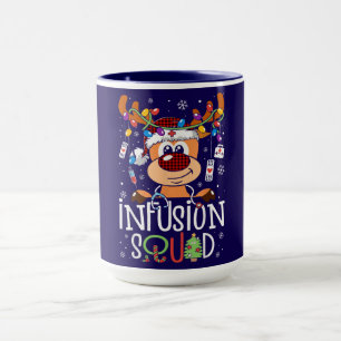 Caneca Esquadrão de Infusão de Natal – Design Festivo de 