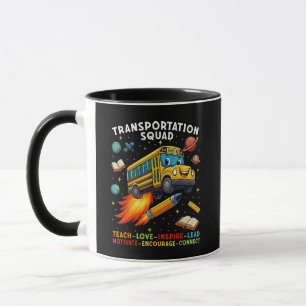 Caneca Esquadrão de Transporte Motorista de Ônibus Escola