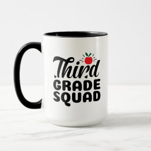 Caneca Esquadrão do Terceiro Ano Wordart