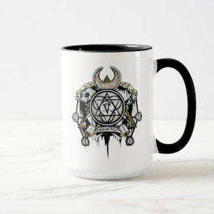Caneca Esquadrão Suicida   Enchantress Símbolos Tatuagem