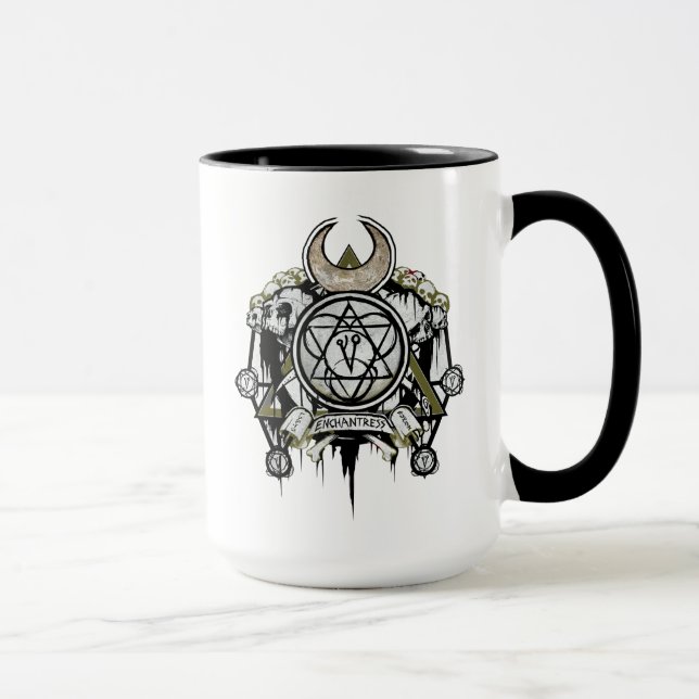 Caneca Esquadrão Suicida | Enchantress Símbolos Tatuagem (Direita)