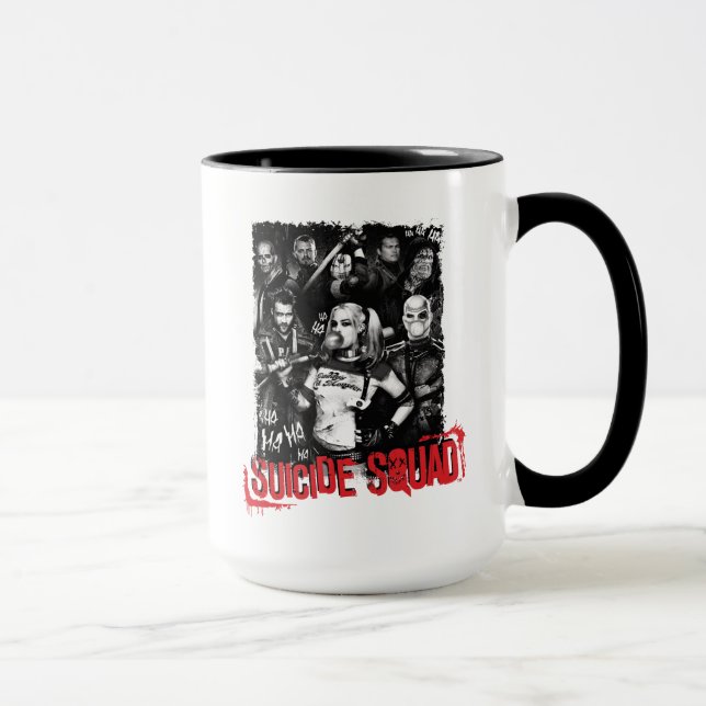 Caneca Esquadrão Suicida | Foto do grupo Grunge (Direita)