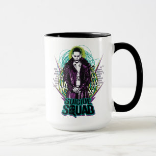 Caneca Esquadrão Suicida   Gráfico do Joker Retro Rock