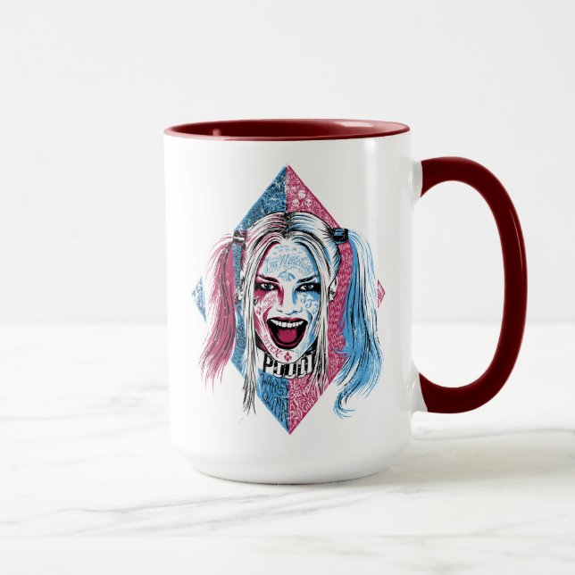 Caneca Esquadrão Suicida | Harley Laugh (Direita)