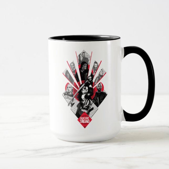 Caneca Esquadrão Suicida | Task Force X Gráfico Japonês (Direita)