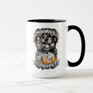 Caneca Esquadrão Suicida   Task Force X Tatuagem Tribal