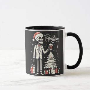 Caneca Esqueleto Feliz de Natal