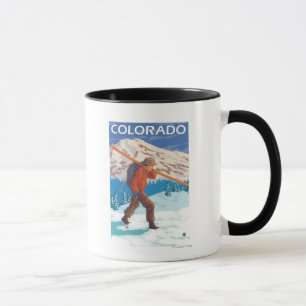 Caneca Esquiador que leva SkisColorado