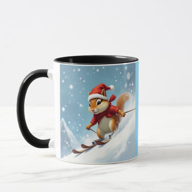 Caneca Esquilo-bombardeando descendo uma colina (Esquerda)