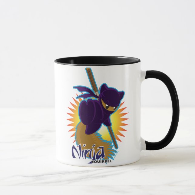 Caneca Esquilo de Ninja (Direita)
