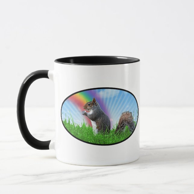 Caneca Esquilo e arco-íris Sky (Esquerda)