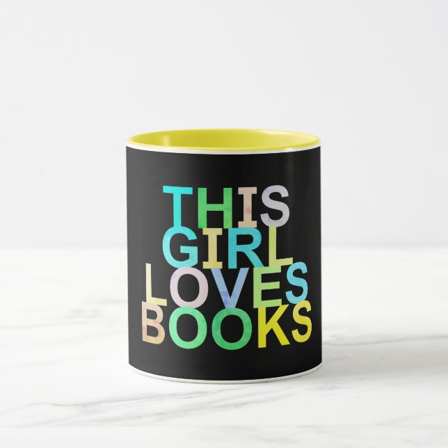 CANECA ESSA GAROTA ADORA LIVROS MUG (Centro)