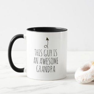 Caneca Esse Cara É Um Avô Incrível Ponteiro Seta Engraçad