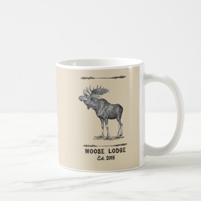 Caneca est 2018 de Tan do alojamento dos alces de (Direita)
