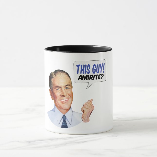 Caneca Esta cara! AMIRITE? (Centro)