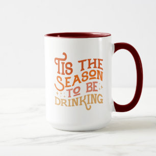 Caneca Esta é a estação para ser Design de Feriado Engraç
