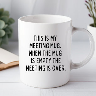 Caneca Esta É A Minha Reunião Muito Engraçada Do Office M