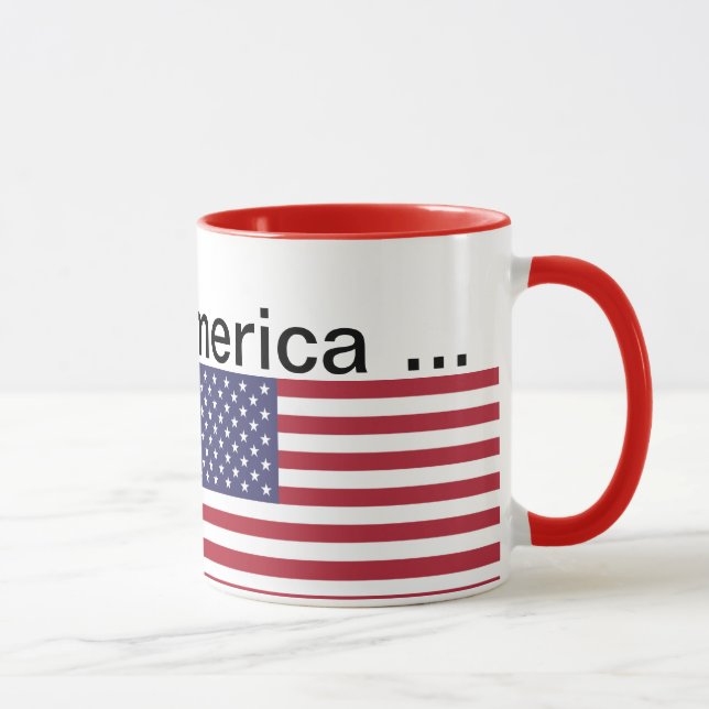 Caneca Esta é América… (Direita)