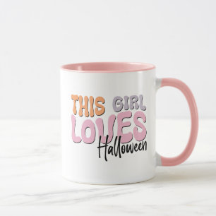 Caneca Esta Menina Adora Halloween
