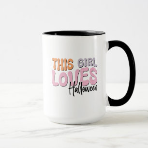 Caneca Esta Menina Adora Halloween