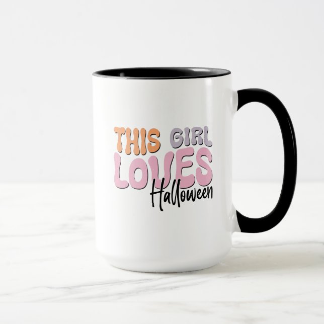 Caneca Esta Menina Adora Halloween (Direita)