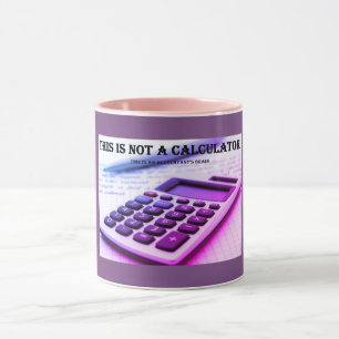 Caneca "Esta não é uma calculadora "