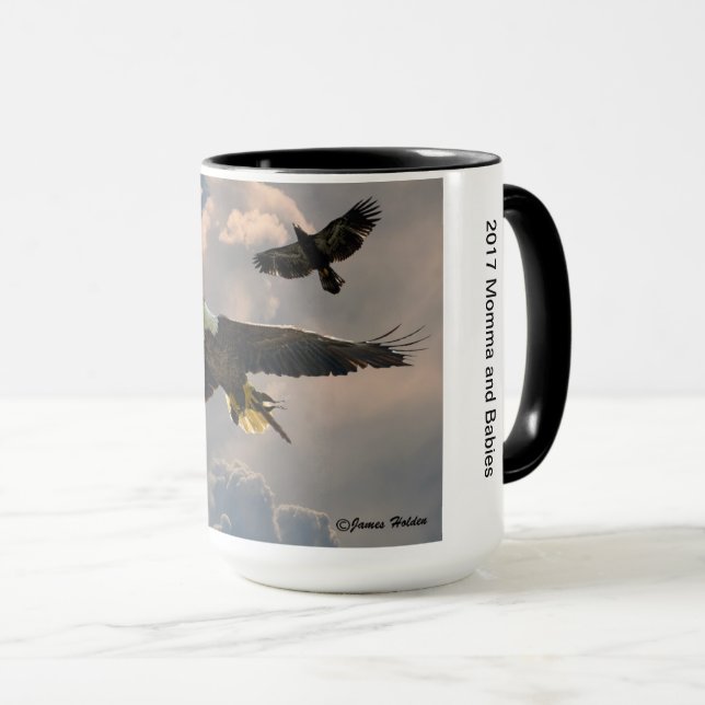 Caneca Estação de Eagles 2017 da faculdade da baga (Frente Esquerda)