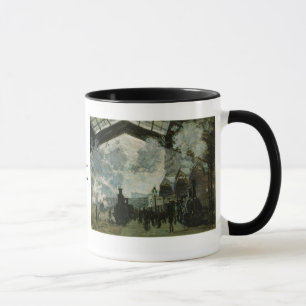 Caneca Estação de Lazare do santo por Claude Monet