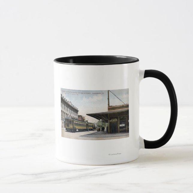 Caneca Estação Ferroviária Elétrica de norte (Direita)