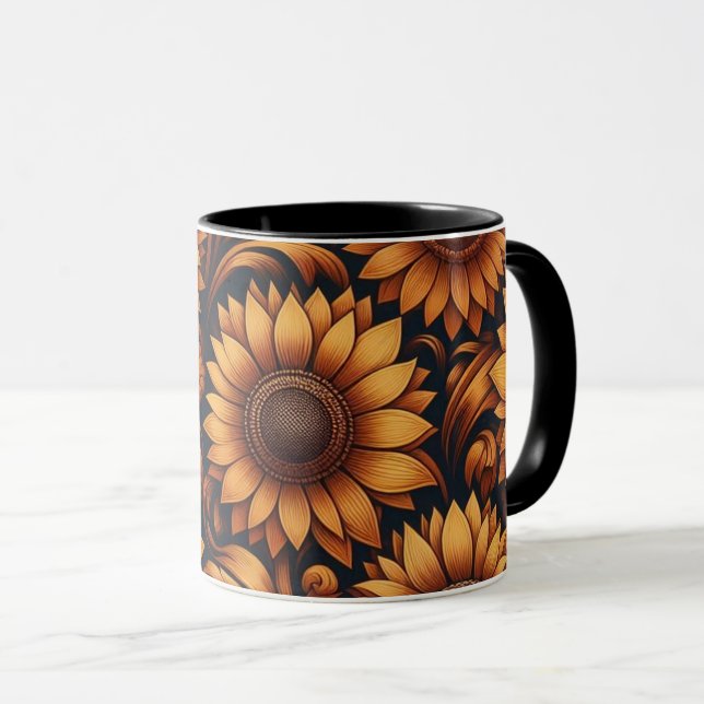 Caneca Estação Sunflower (Frente Esquerda)