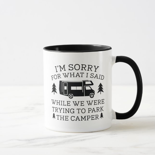 Caneca Estacione A Casa De Camping (Direita)
