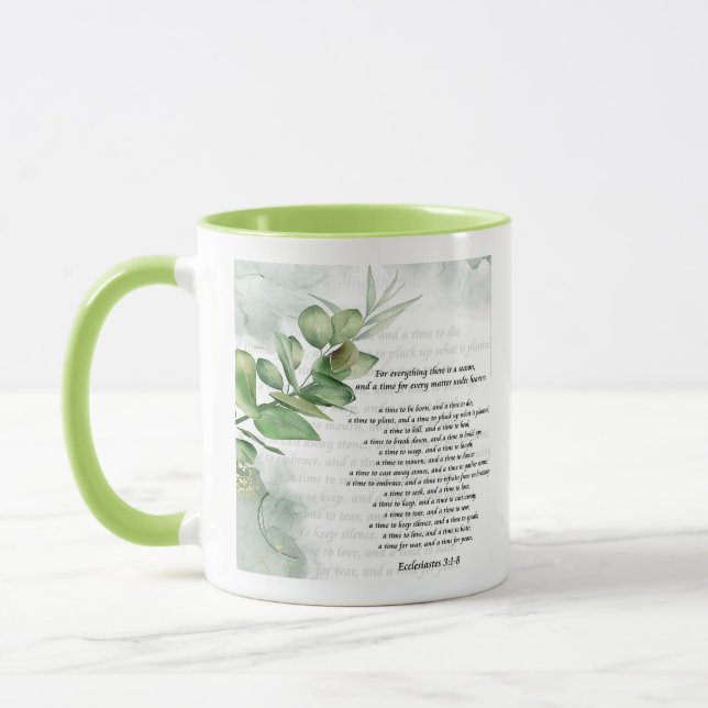 Caneca Estações e tempo de verdejante (Esquerda)