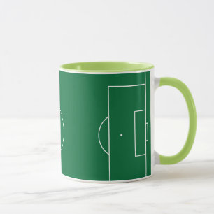 Caneca Estádio do jogo de futebol