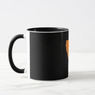 Caneca Estado Da Calínia Com Tubarão Nadando Perto De S