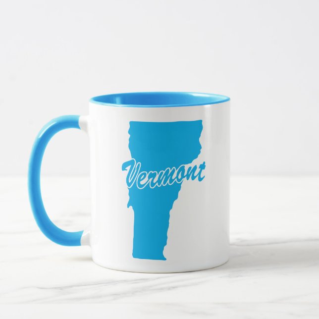 Caneca Estado Da Forma Do Vermont Mug (Esquerda)