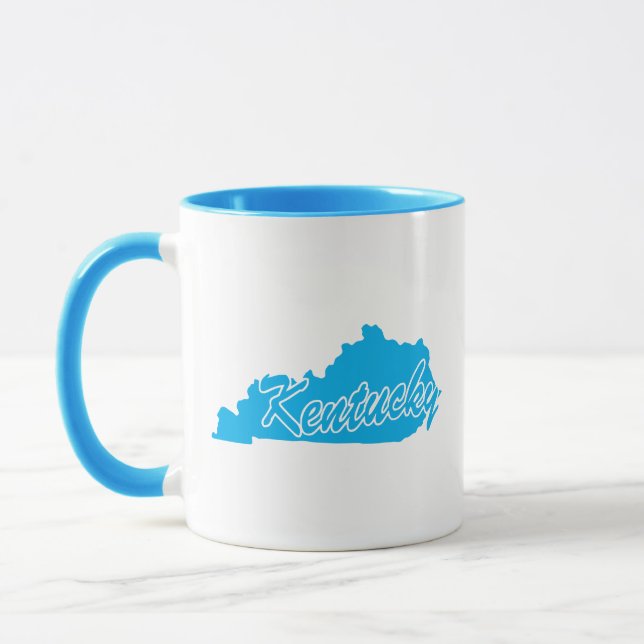 Caneca Estado De Kentucky Shape Mug (Esquerda)