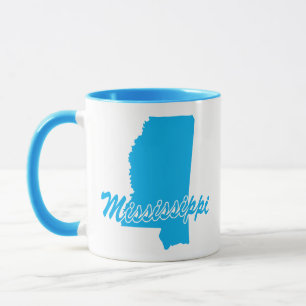 Caneca Estado De Mississípi Shape Mug