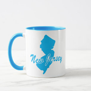 Caneca Estado de New Jersey Shape Mug