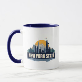 Caneca Estado de Nova Iorque, Estados Unidos da América