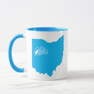 Caneca Estado De Ohio Shape Mug