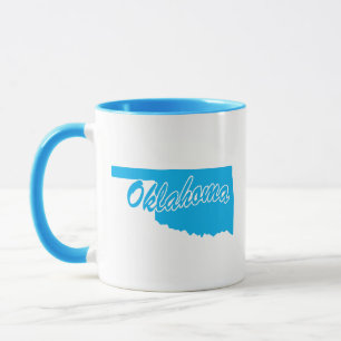 Caneca Estado De Oklahoma Shape Mug
