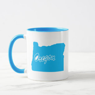 Caneca Estado De Oregon Shape Mug