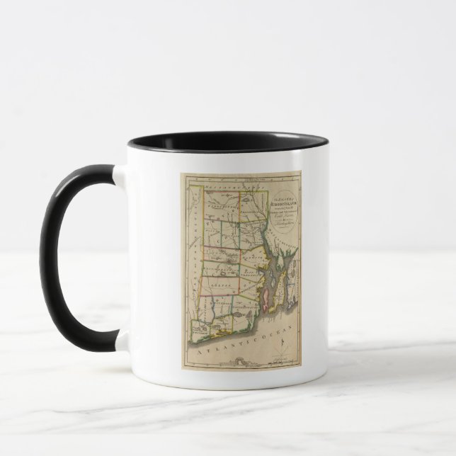 Caneca Estado de Rhode Island 3 (Esquerda)