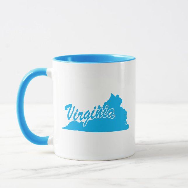 Caneca Estado De Virginia Shape Mug (Esquerda)