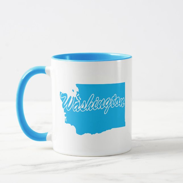 Caneca Estado De Washington Shape Mug (Esquerda)