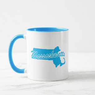 Caneca Estado Do Massachusetts Shape Mug